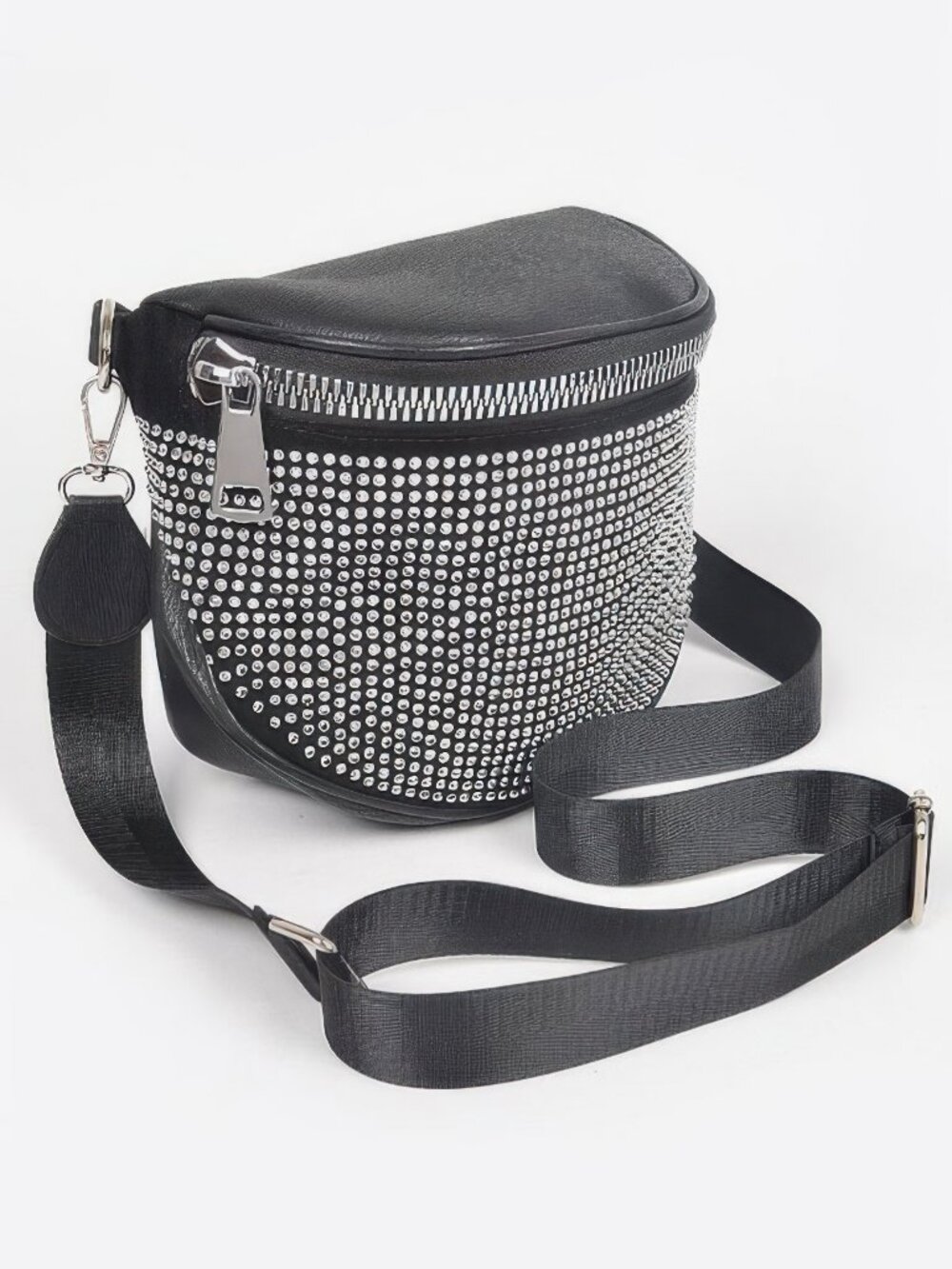 Stone Studded Crossbody Bag